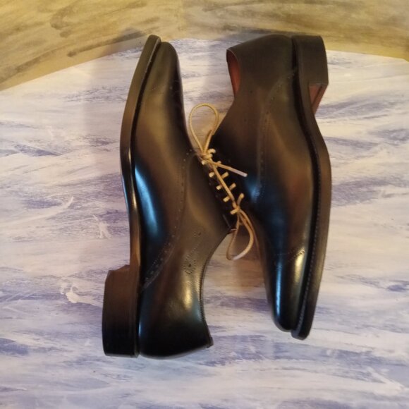 Scotch Grain Hirokawa Valentine Black Wingtips Men size 6.5 - Picture 8 of 10